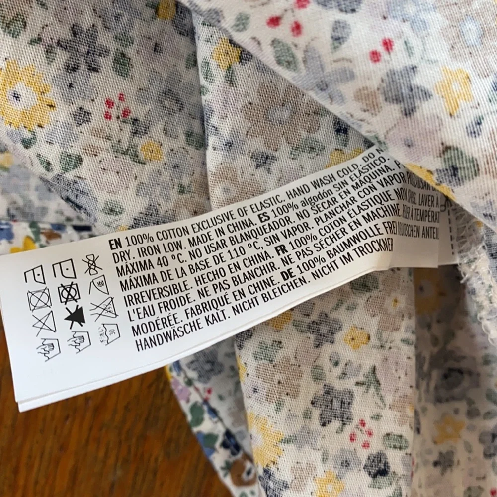 ENGLISH FACTORY Blue Floral Print Ruffle Top - Picture 8 of 10